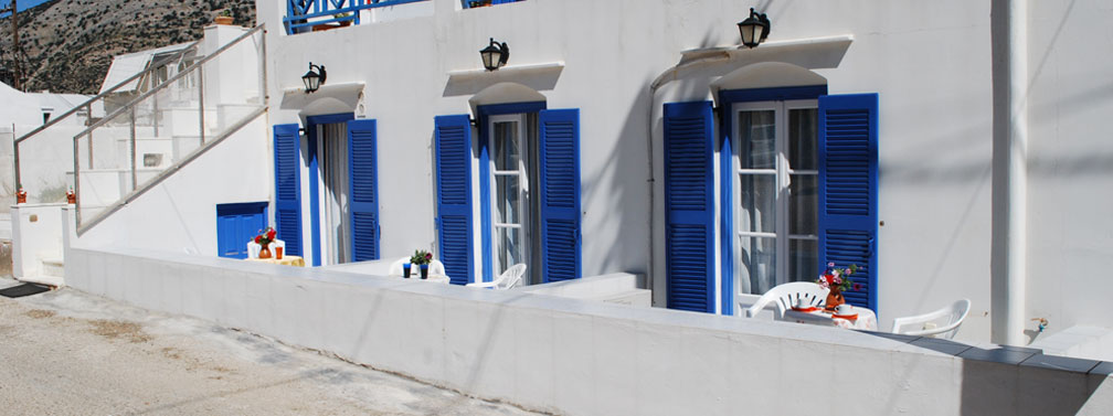 Ενοικιαζόμενα δωμάτια στις Καμάρες Σίφνου